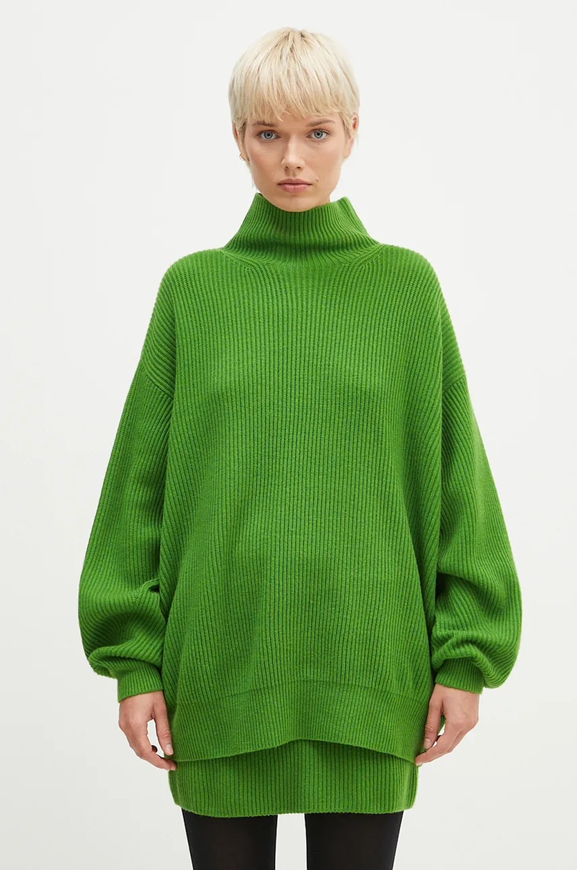 MM6 Maison Margiela wool jumper women's green color S62HL0029
