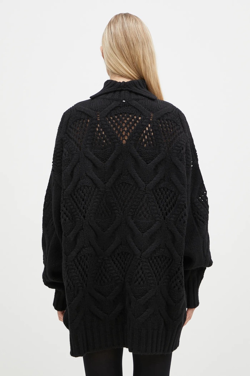 Tシャツ・カットソー SPORTMAX Grey Wool Blend Edicola Oversize Sweater 24977427_55182417_600.jpg