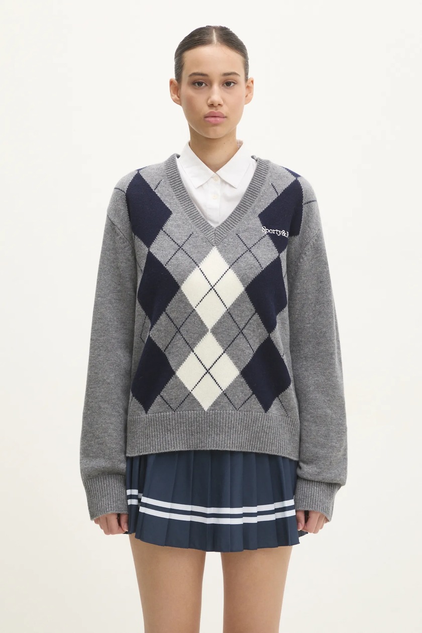 THE TOE Marien Argyle Knit Marien Argyle Knit – THE TOÉ