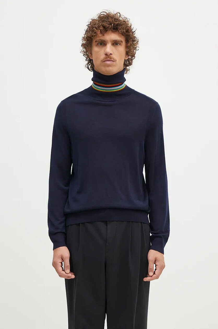 Paul Smith woolen jumper men s navy blue color M1R 565X M02093