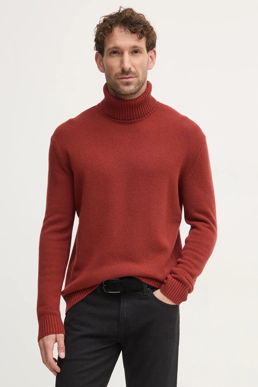 Sisley maglione in lana uomo colore rosso 1244S200I