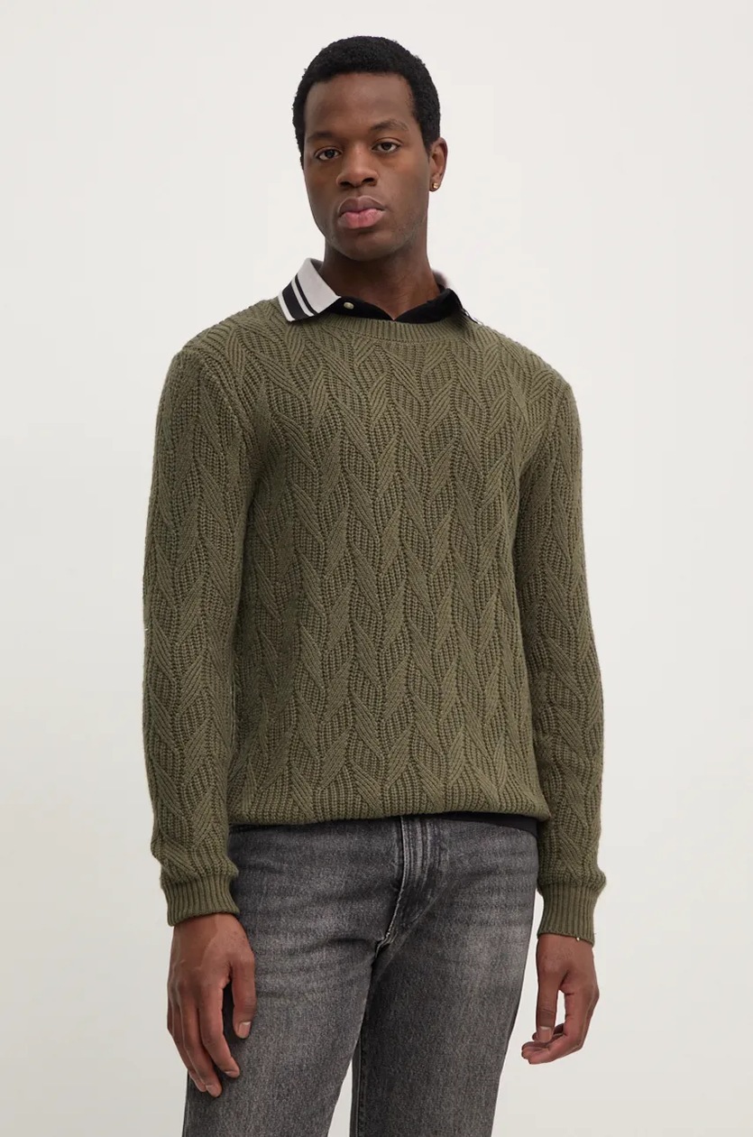 Maglione verde uomo shop