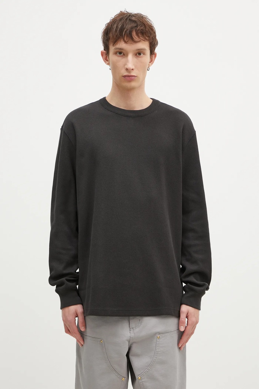 ★BTS着用BRAND★KNITTED★SOFT COTTON HEAVY WAFFLE KNIT Filson cotton sweatshirt Waffle Knit Thermal Crew PRM EU