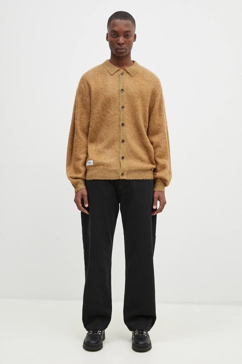 Butter Goods cardigan Mohair Button Up Knitted Shirt PRM EU