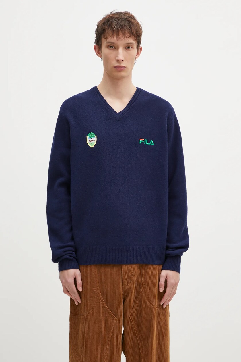 Navy fila jumper hotsell