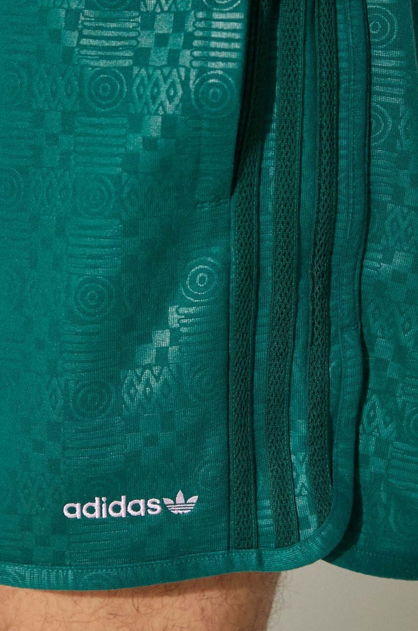 ★★Adairs★★ 80s 3S Sprinter Shorts Green JC6515 adidas Originals shorts 80s Embossed 3-Stripes Sprinter