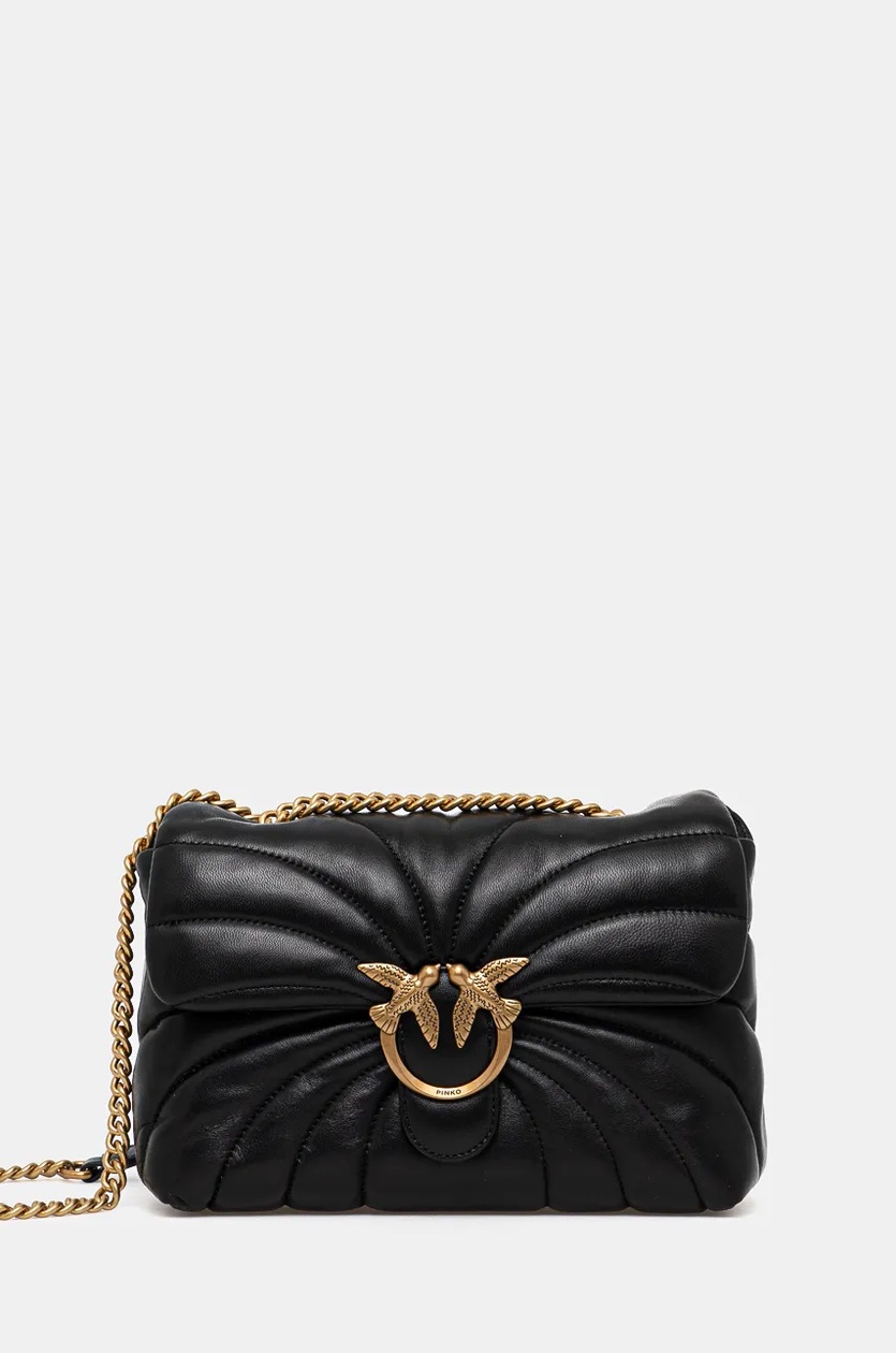 Pinko torebka zamszowa kolor czarny 104297 A2JH | Answear.com