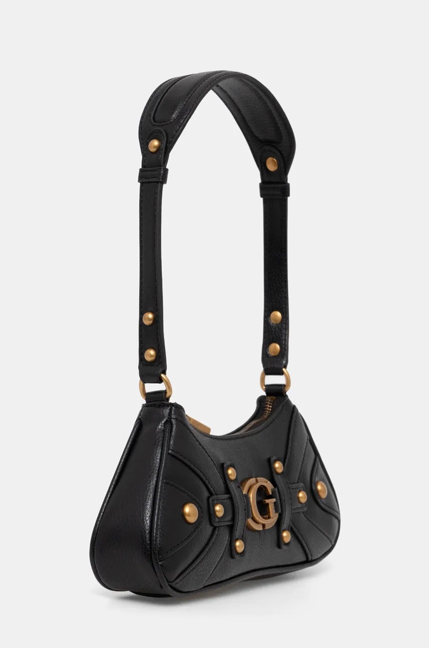 Τσάντα Guess MINTHA χρώμα: μαύρο, HWBB93 48720