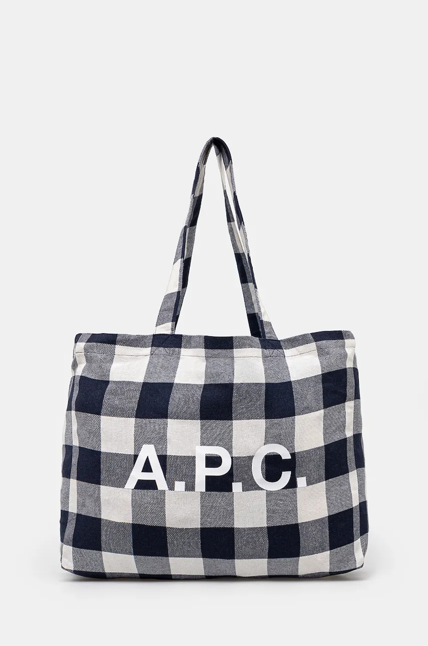 A.P.C. handbag Shopping Diane navy blue color COGZX M61443