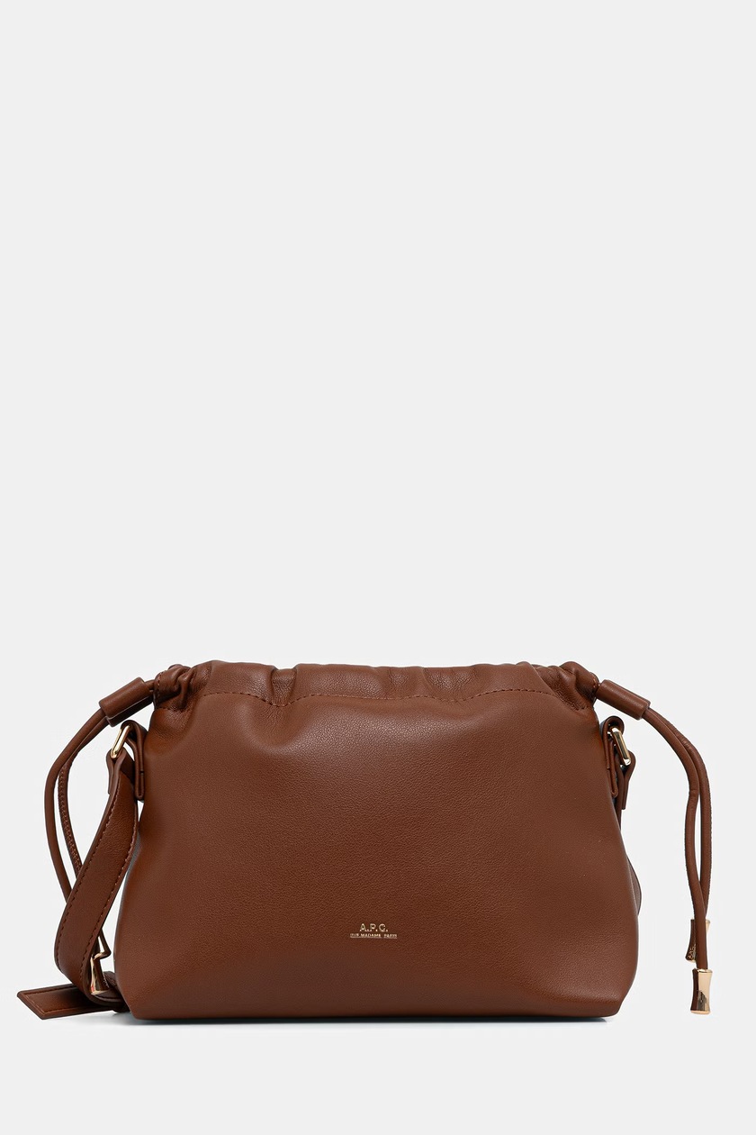 A.P.C. LE DRUMMER shopper bag Women's suede brown PXCAL.F67057 at