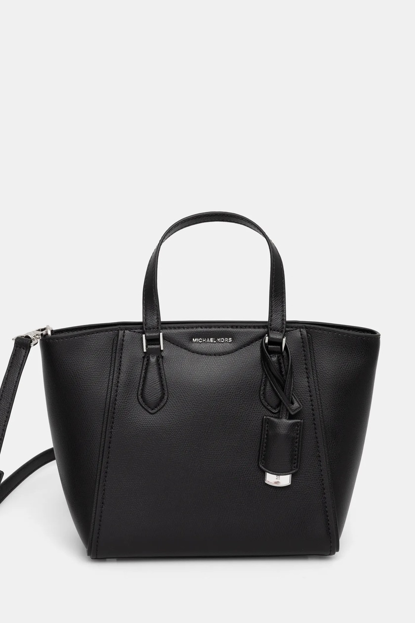MICHAEL Michael Kors torebka skórzana kolor czarny | Answear.com