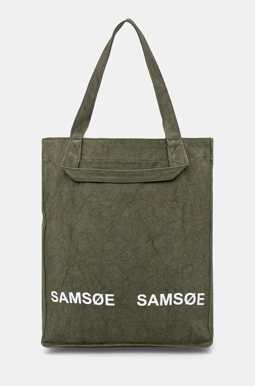Maison Kitsune MINI TOTE RANGER GREEN