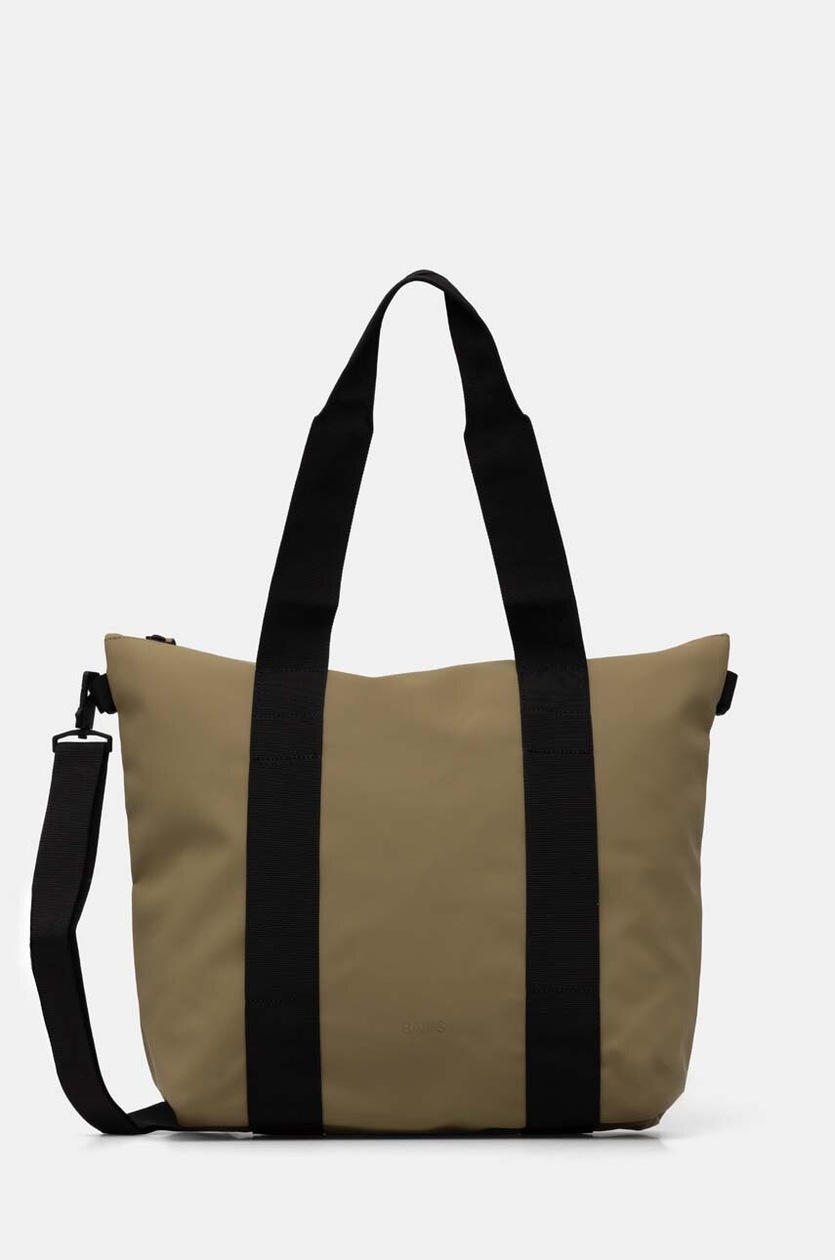 ショルダーバッグ RAINS Men Shoulder bag Green 14180 TOTE BAG MICRORVL RAINS: Bags men - Green | Rains shoulder bag 14180 online at
