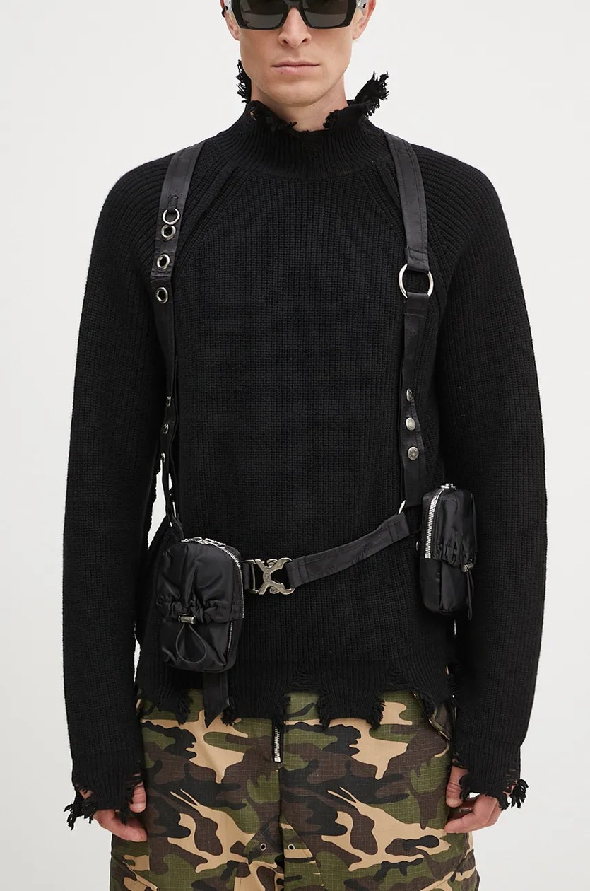 クラッチバッグ ANDERSSON BELL Harness pocket cross bag aaa413uGREEN A24FWAA Designer fashion, Seoul-fully created | W Concept
