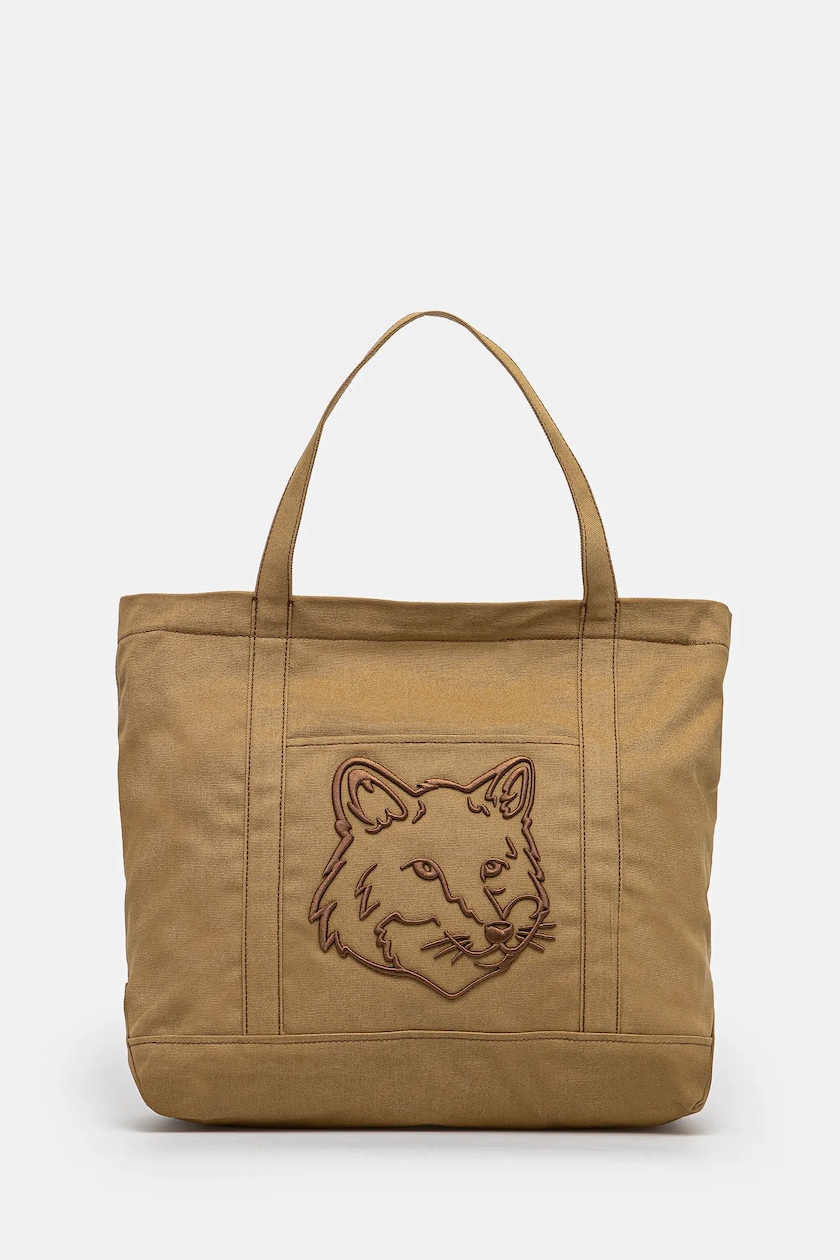 Maison kitsune tote bag hotsell