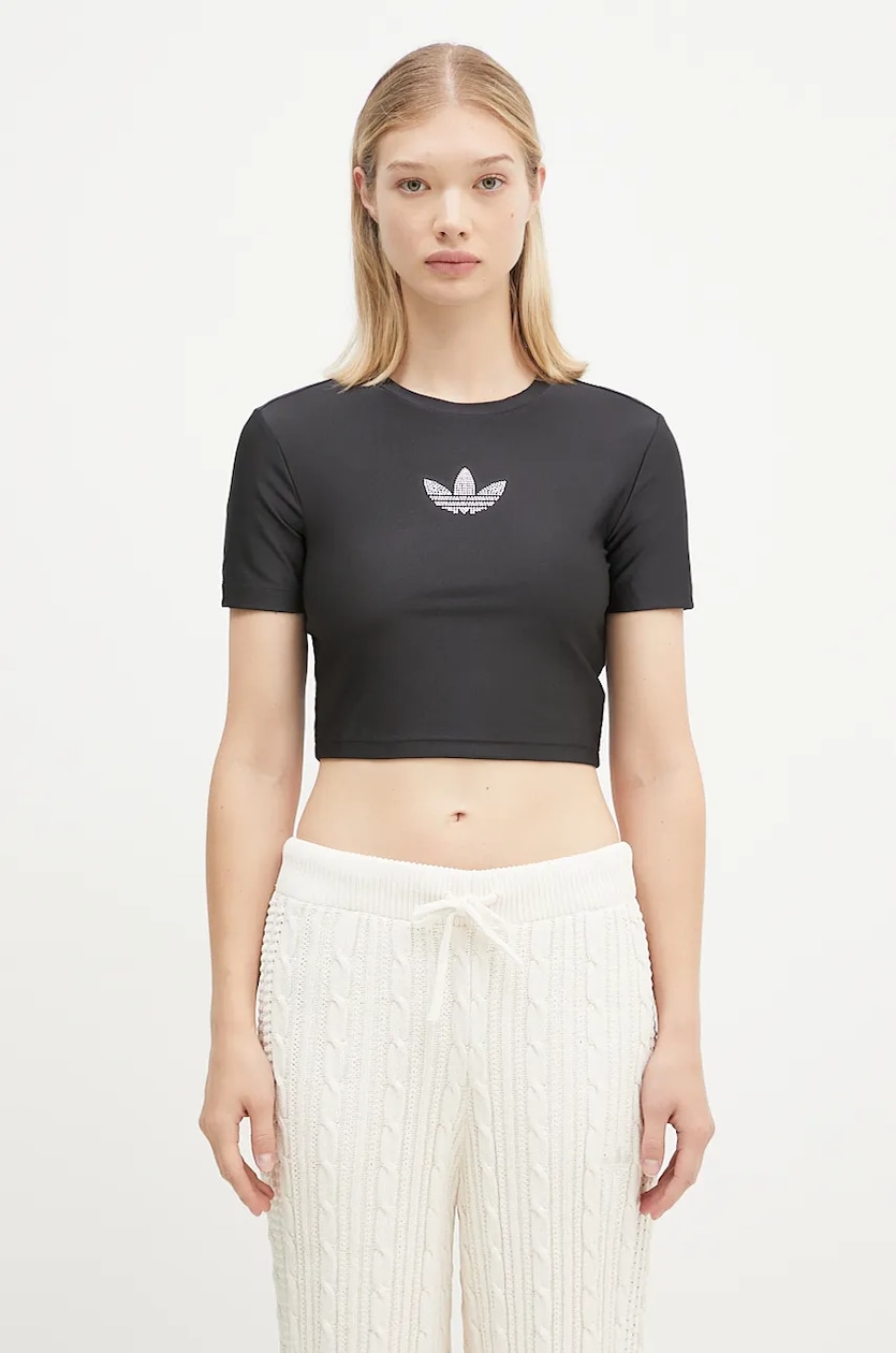 adidas Originals t shirt Tight Top donna colore nero IV9323 PRM IT