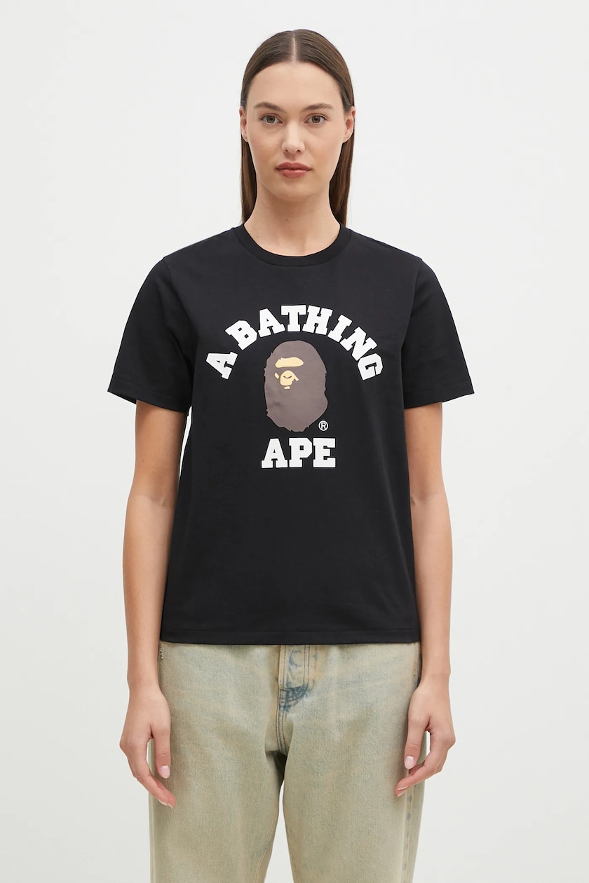 A Bathing Ape cotton t-shirt BABY LISA ON BAPE TEE women's A Bathing Ape cotton t-shirt BABY LISA ON BAPE TEE women's