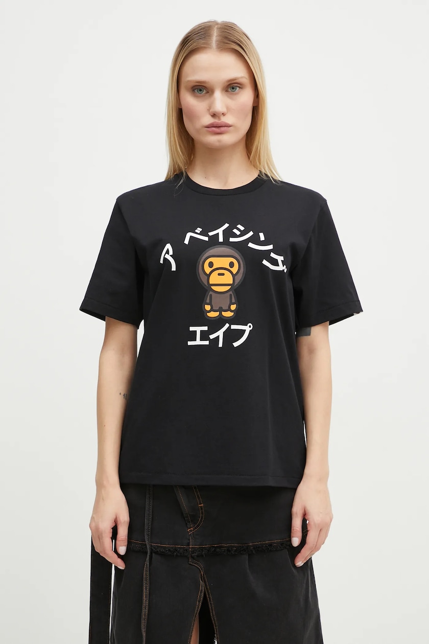 A Bathing Ape cotton t-shirt BABY LISA ON BAPE TEE women's A Bathing Ape cotton t-shirt BABY LISA ON BAPE TEE women's