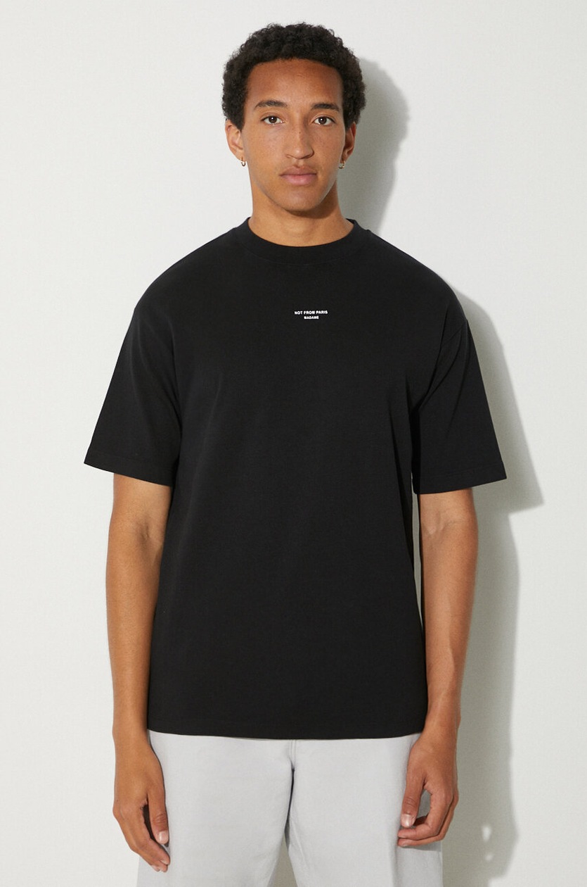 MIHARA YASUHIRO｜ ( A14TS601 BLACK) Maison MIHARA YASUHIRO cotton t-shirt Amateur Sewn Tee black