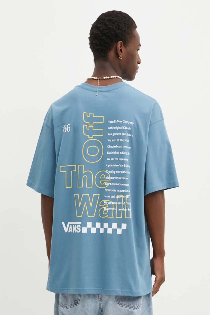 Magliette vans uomo blu online