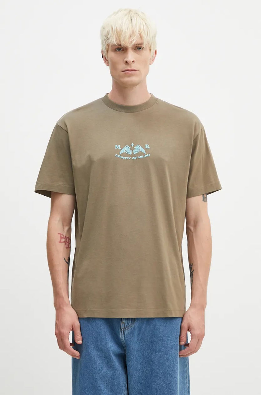 Marcelo Burlon t-shirt in cotone Vintage Logo Basic Tee