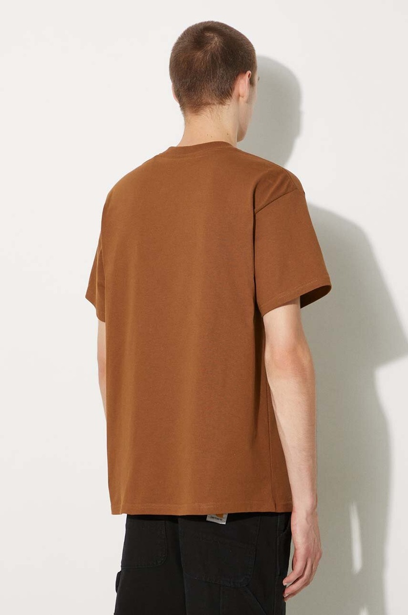 Tシャツ・カットソー Carhartt FW24 \"Heart Train Pocket\" t-shirt (I033979 HZ XX) Carhartt WIP cotton t-shirt S/S Heart Train Pocket men's