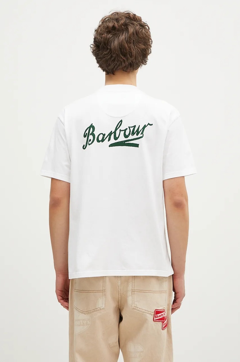 Barbour cotton t-shirt Bowery OS Graphic PRM EU