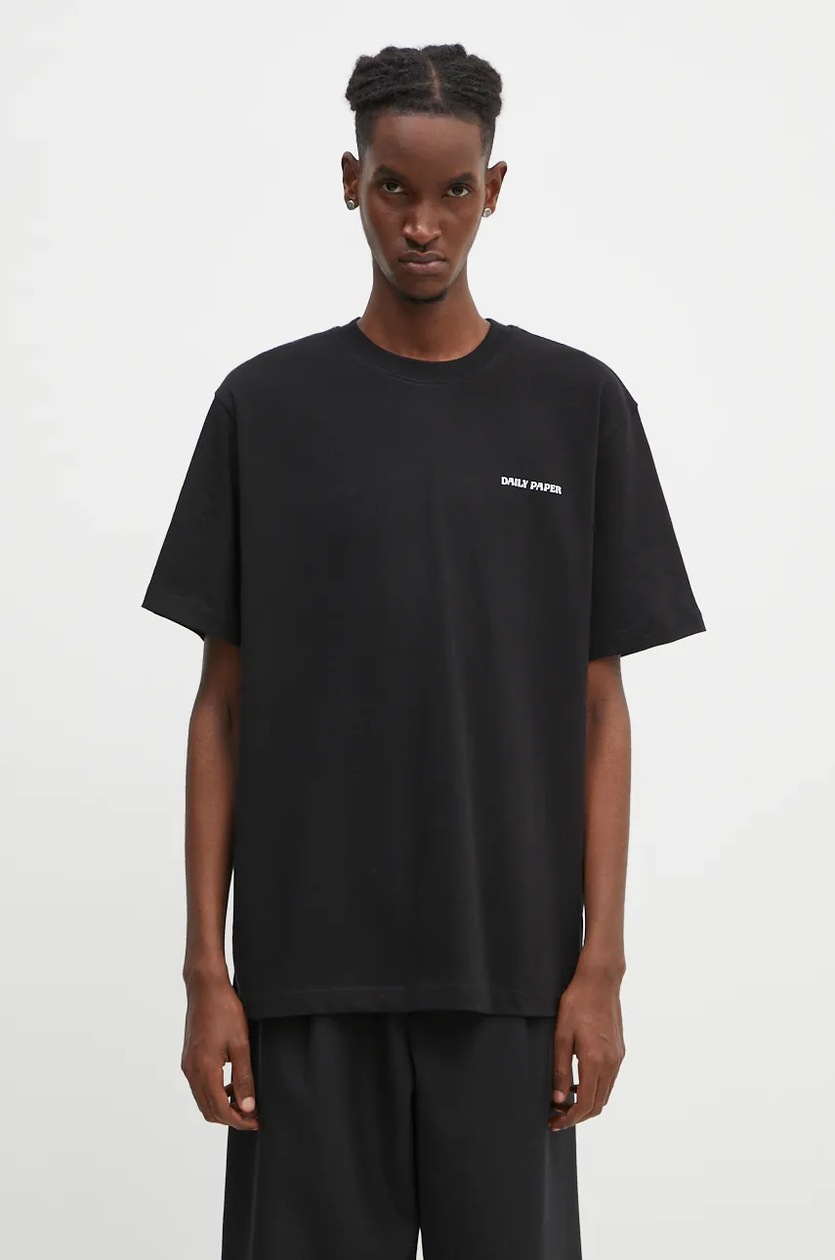 JW Anderson t-shirt bawełniany Anchor Embroidery męski kolor
