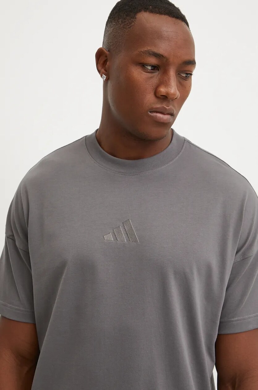 Adidas t shirt grigio hot sale