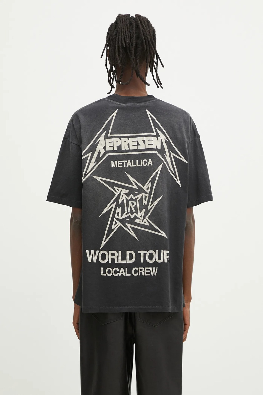 Represent t-shirt Metallica 40 Year Anniversary SS men's black