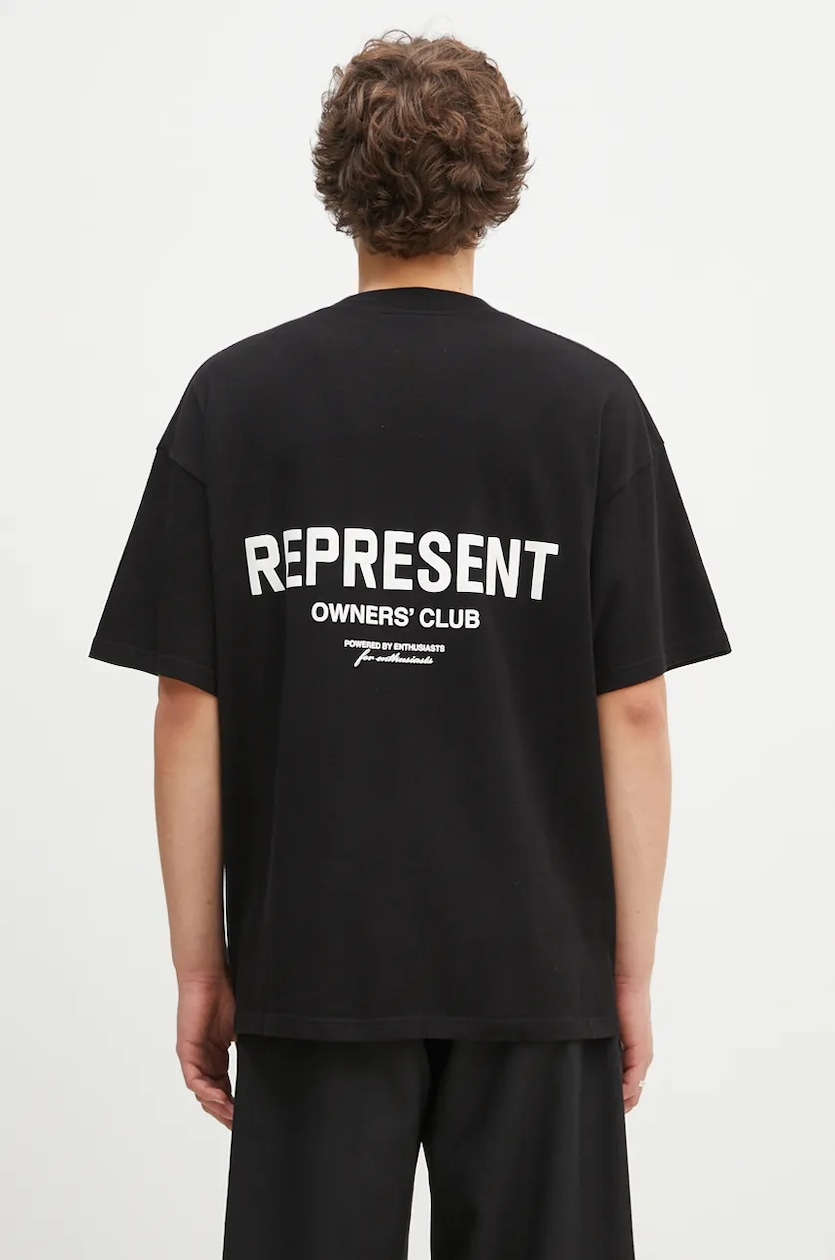 Tシャツ・カットソー REPRESENT Men T Shirts OCM41114001 Black Represent cotton t-shirt Represent Owners Club men's black