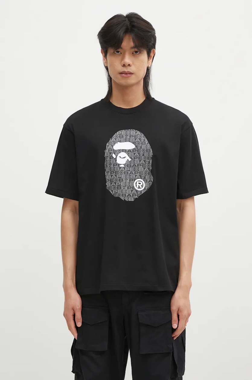 A Bathing Ape cotton t-shirt LUX SPORT PATTERN APE HEAD A Bathing Ape cotton t-shirt LUX SPORT PATTERN APE HEAD