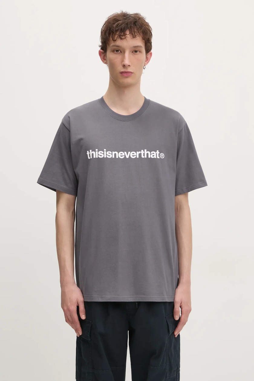 thisisneverthat t-shirt T-Logo Tee męski kolor szary z