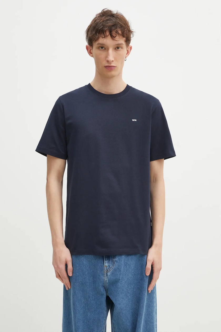 ★thisisneverthat★ TLogo W Tee Light Navy TN250TTSST02NYL thisisneverthat cotton T-shirt T-Logo Tee navy blue color at
