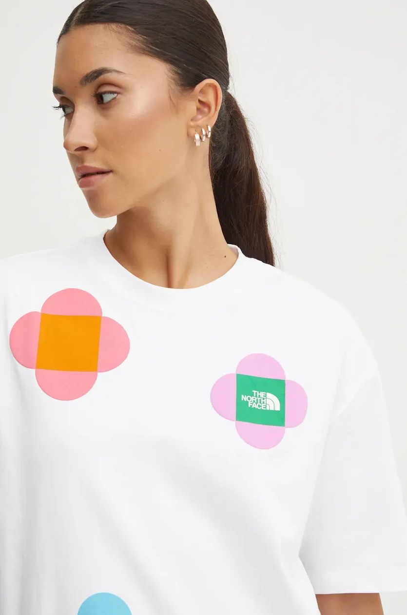 The North Face t-shirt bawełniany TNF x Yinka Ilori kolor