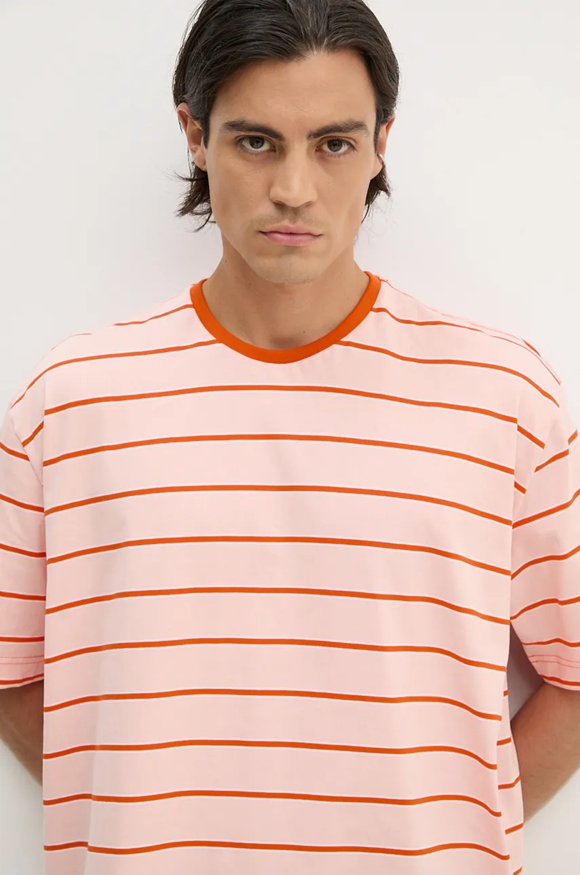 Tシャツ・カットソー SUNNEI Men T-shirt Peach MRTWXJER066 7844 Sunnei Outlet: T-shirt men - Peach | Sunnei t-shirt