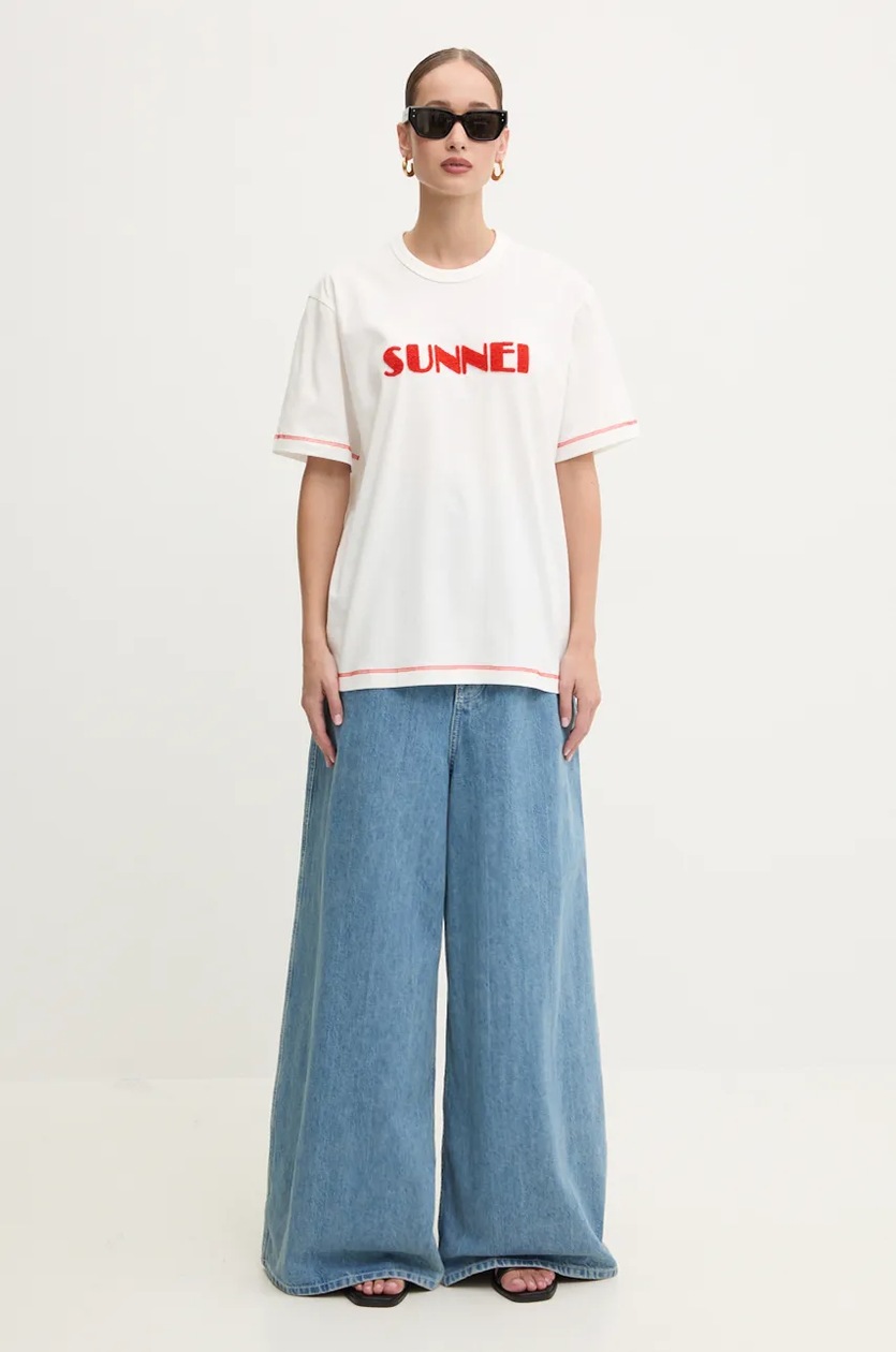 Sunnei cotton t-shirt PRM EU