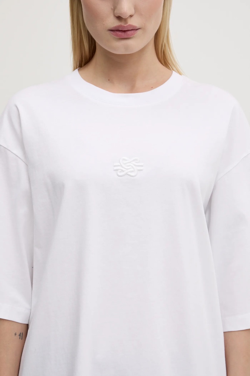 pois♡blouse tee white WT0170H-100-