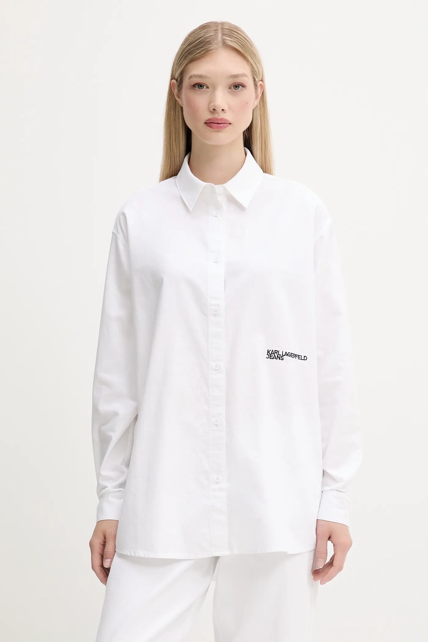 Karl Lagerfeld Jeans camicia in cotone | acquista su