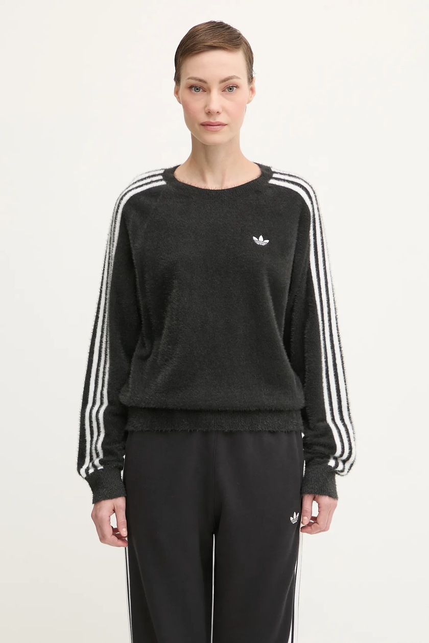 adidas Originals jumper Holiday Sweater black color lightweight