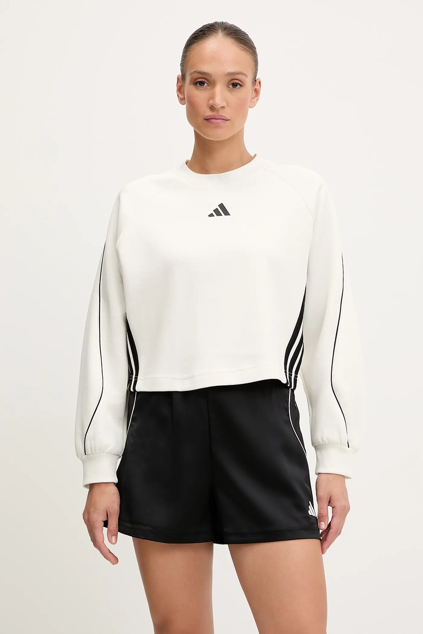 miona様 Флисовая кофта adidas x Moon Boot цвет бежевый с капюшоном с