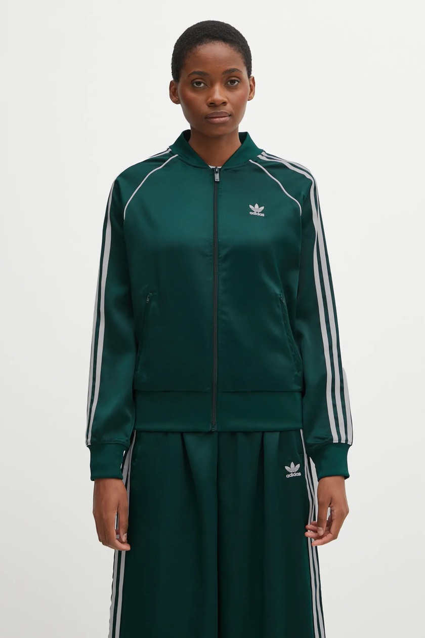 adidas Originals sweatshirt Classic Tt green color patterned