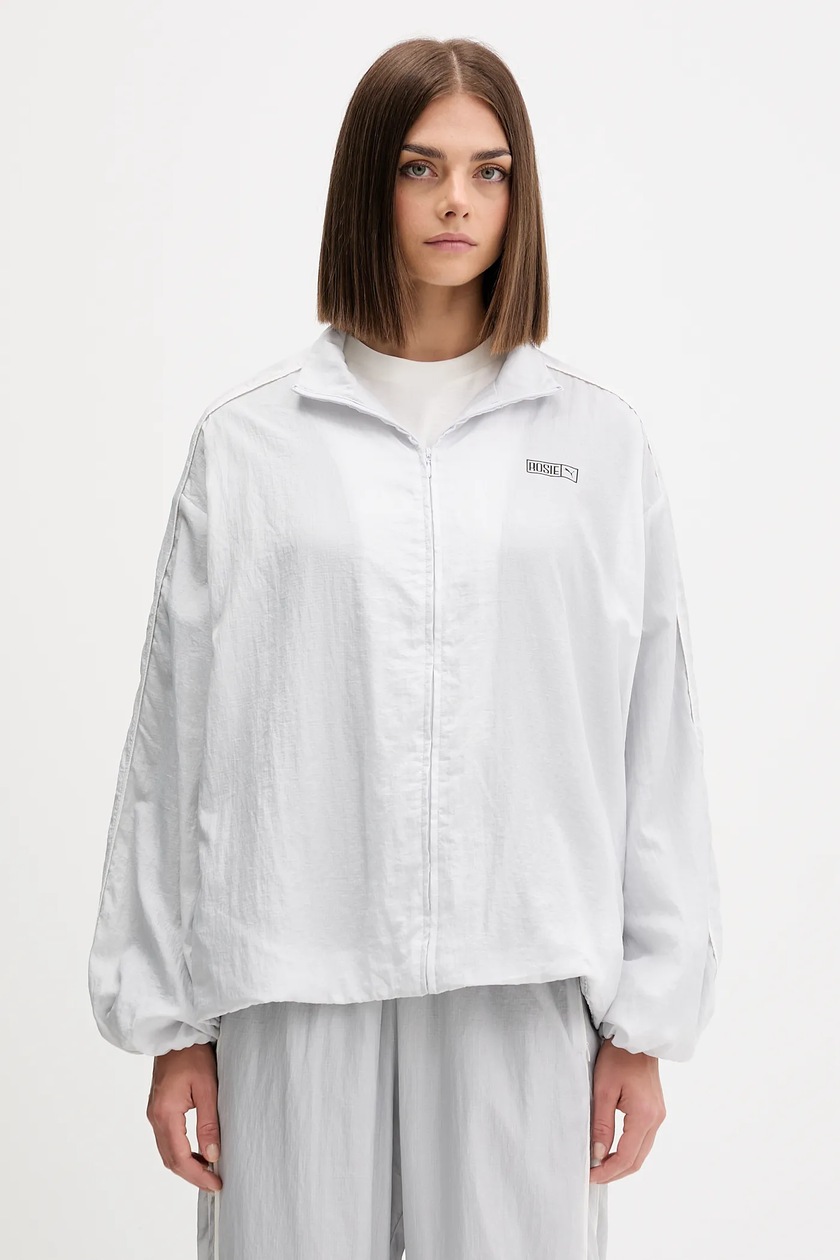 adidas Originals sweatshirt Crochet Tracktop blue color patterned