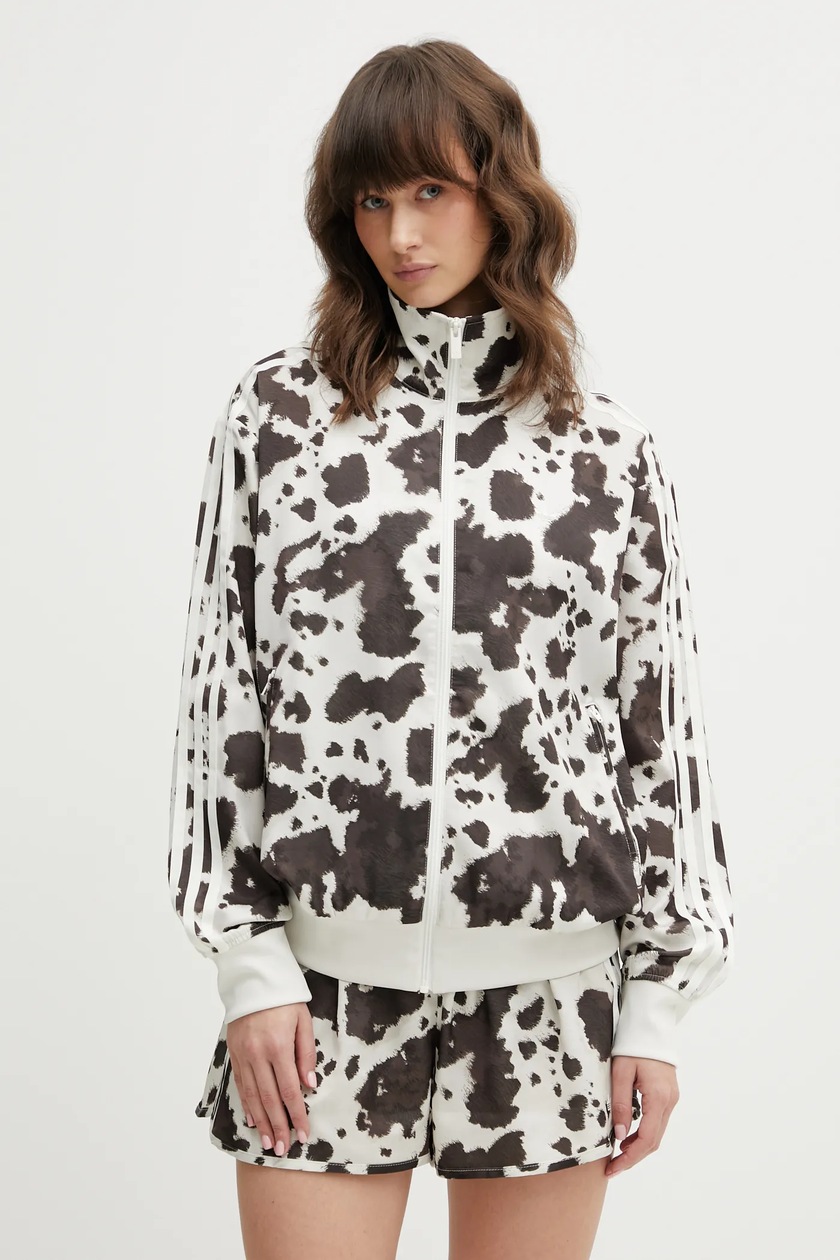 タピオカ　50s ベルギー ビンテージ ツイルジャケット マルタンガル adidas Originals sweatshirt Velvet Tracktop women's brown color