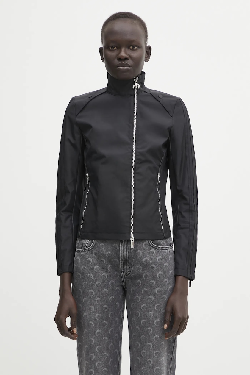 adidas jacket Oversized TP women's black color at PRM US adidas jacket Oversized TP women's black color at PRM US