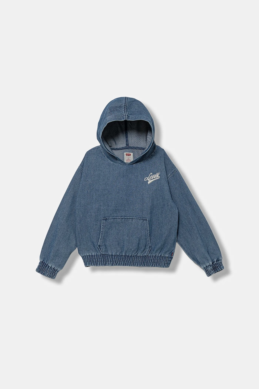 Jeans Felpe Levis Bambina Levi's Felpa Per Bambini DENIM HOODIE
