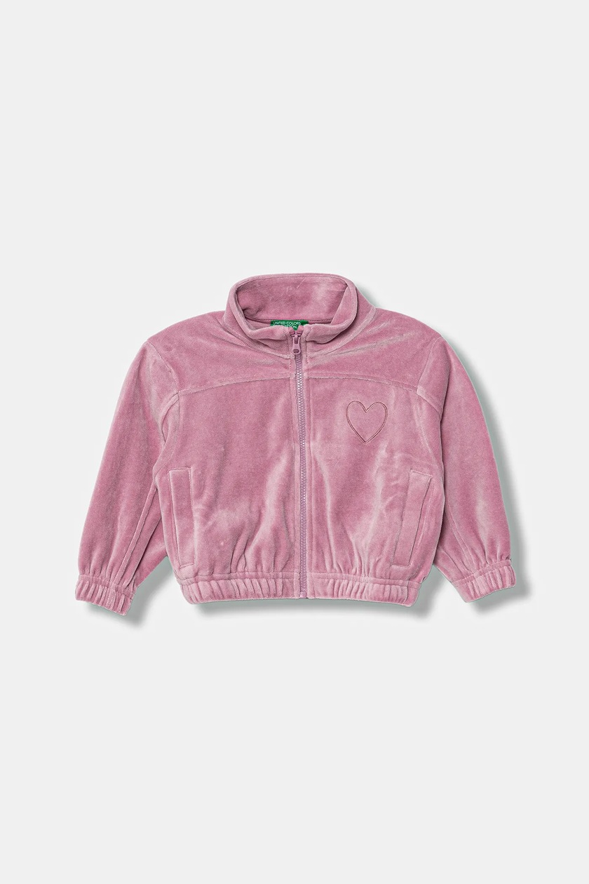 ①みどちゃん Adidas кофта на замке для детей с хлопком коричневая KZ0133