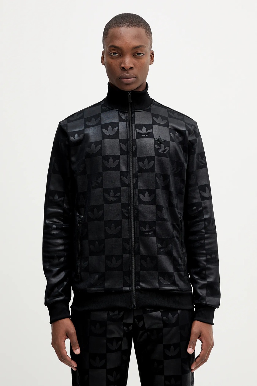 Кофта adidas Originals Monogram колір чорний візерунок JY2981