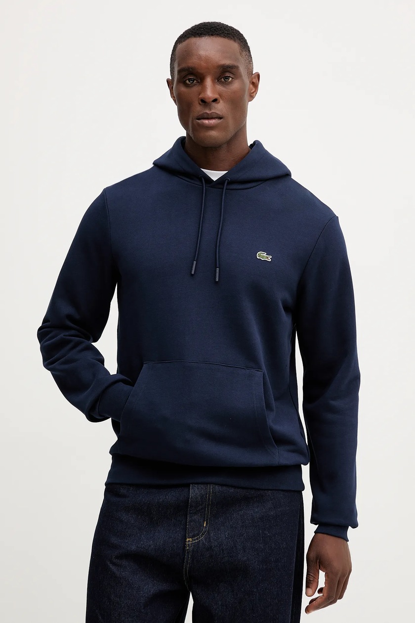 Ader Error cotton sweatshirt Caner Logo Hoodie men's navy blue