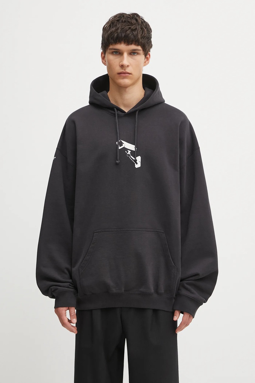 スウェット・トレーナー A COLD WALL Essential Logo Man to Man Black ACWMW082BLACK AC A-COLD-WALL* cotton sweatshirt Essential Logo Crewneck PRM EU